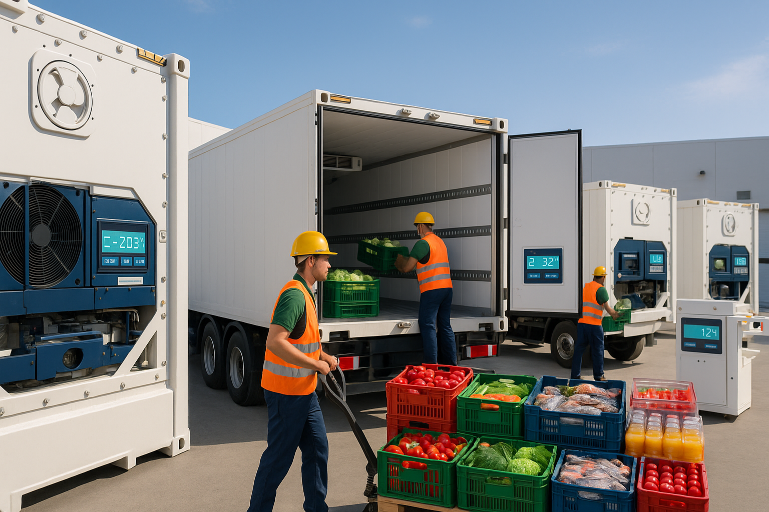 Jak se používají chladírenské kontejnery v logistice potravin a nápojů?