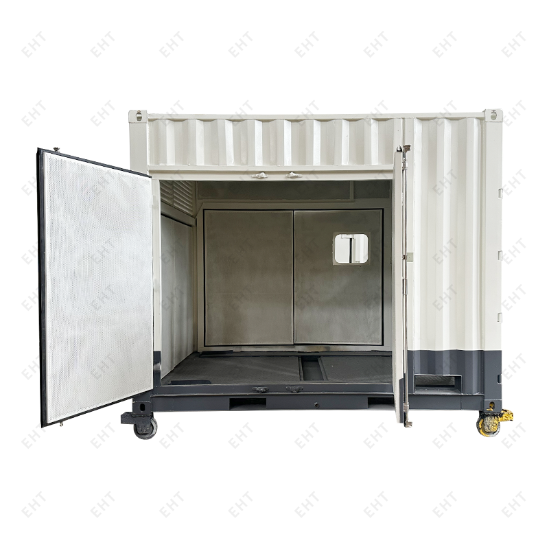 Zakázková skříň vzduchového kompresoru 12 stop se systémem sběru oleje a vody