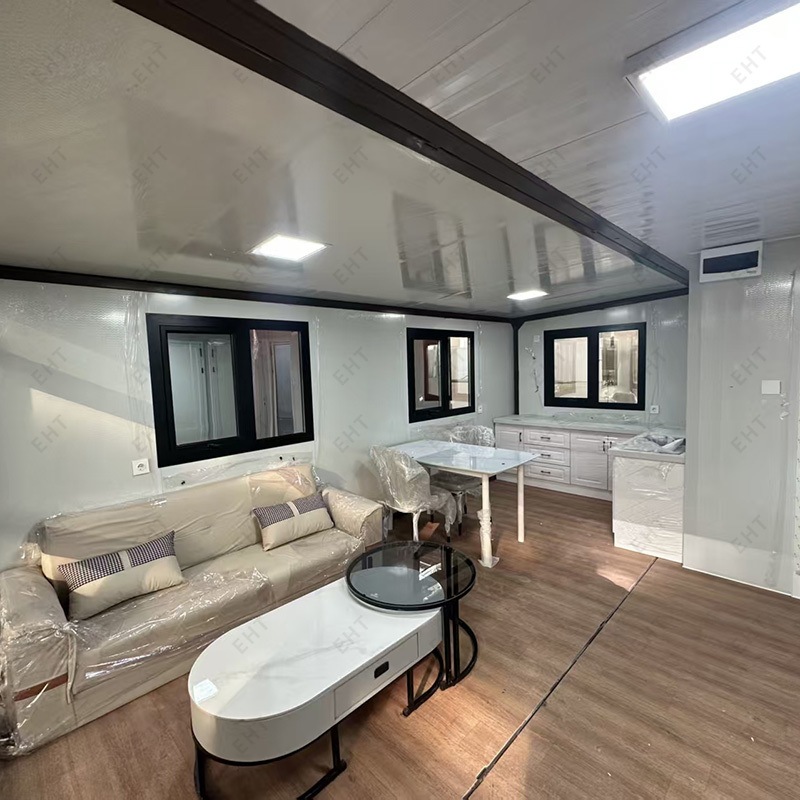 Prefabrikovaná mobilní obytná jednotka 20 stop dvoukřídlého rozšiřitelného kontejnerového domu