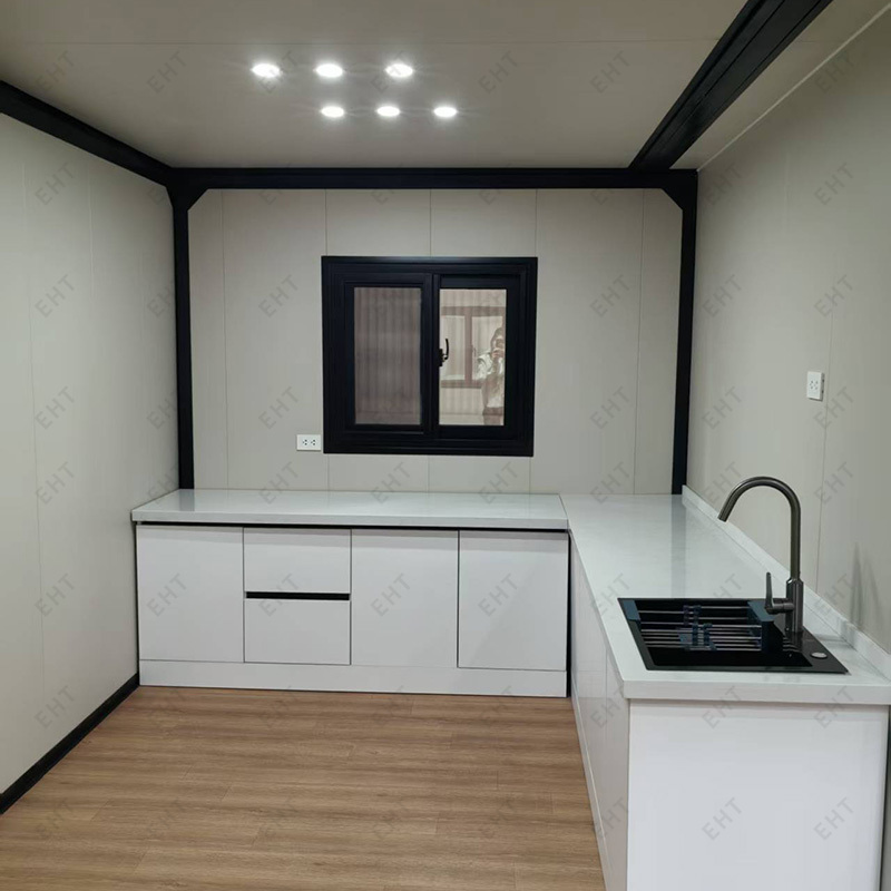 Prefabrikovaná mobilní obytná jednotka 20 stop dvoukřídlého rozšiřitelného kontejnerového domu