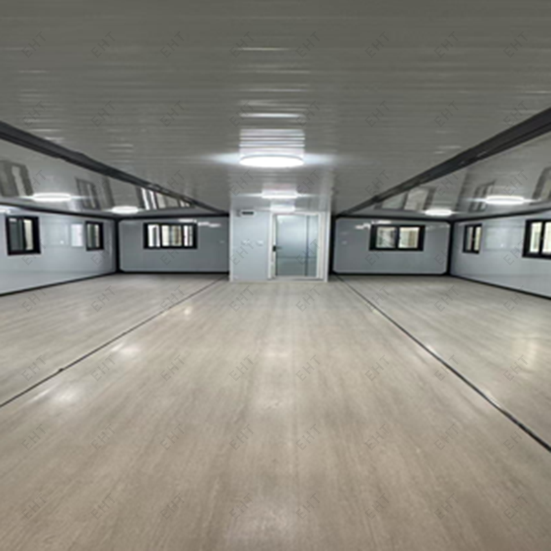 Prefabrikovaná modulární obytná jednotka s dvoukřídlým rozšiřitelným kontejnerovým domem o délce 40 stop